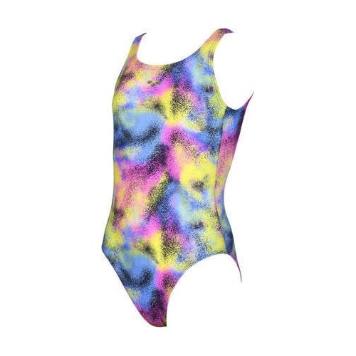 One-Piece Girl's Swimsuit Arena G U Back All, Multicolor