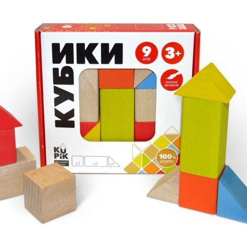 Mini Blocks Set Igroteco, 9pcs.