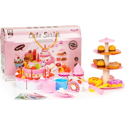 Birthday Party Cutting Cake Set Multistore, 125 Pcs