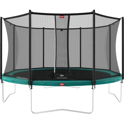 Trampolina ogrodowa BERG Favorit Regular z siatką Comfort 430 - zielona