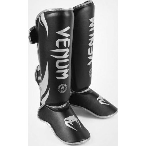 Venum Challenger 2.0 Standup Shin Guards - Black/Silver