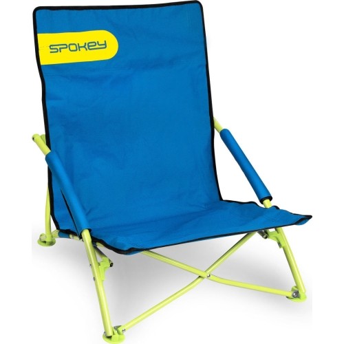 Folding deckchair blue Spokey PANAMA