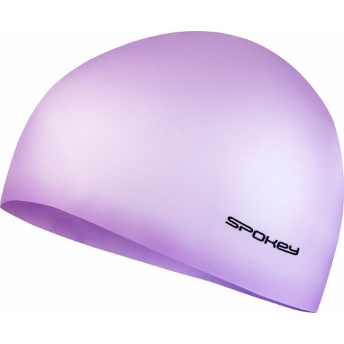 Silicone swimming cap violet Spokey SUMMER CUP