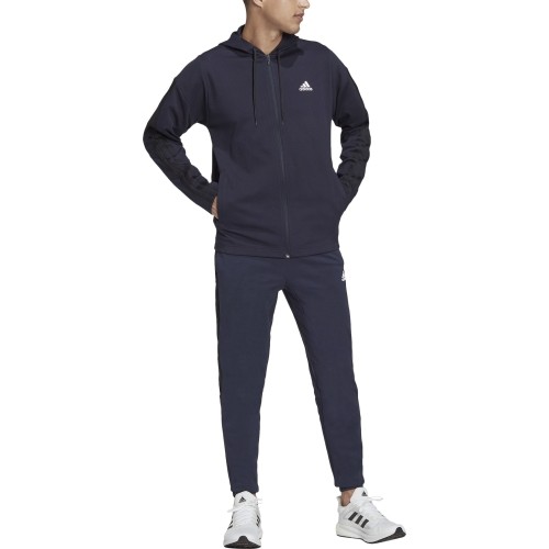 Adidas Sportinis Kostiumas Vyrams M Rib Tracksuit Blue