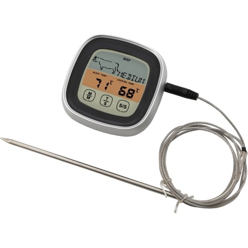 Digital grill thermometer with probe