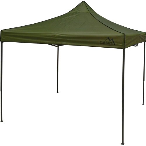 Party tent scissor 3x3m green WATERPROOF