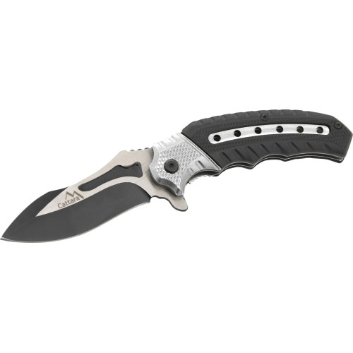 Closing knife COBRA 20cm with safety lock silver-black