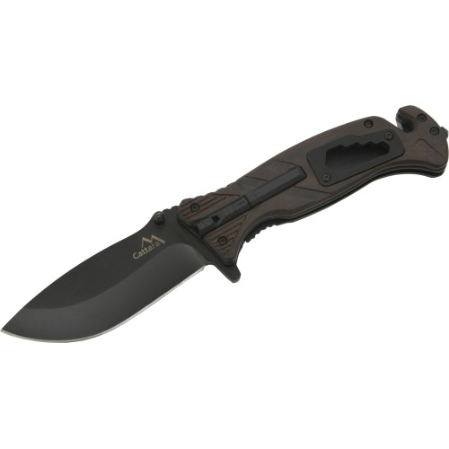 Folding knife BLACK BLADE with safety lock 21,7cm