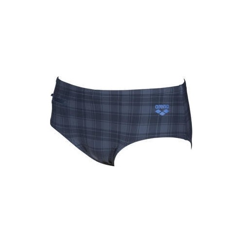 Swimming Trunks For Men Arena M Checks Brief, Blue