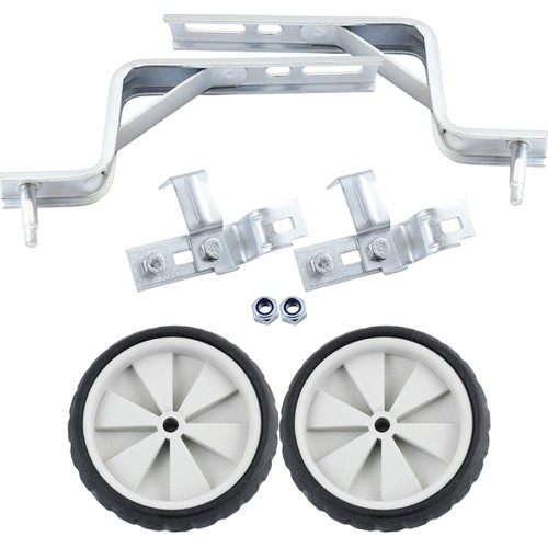 Support wheels for 24" wheel track bike