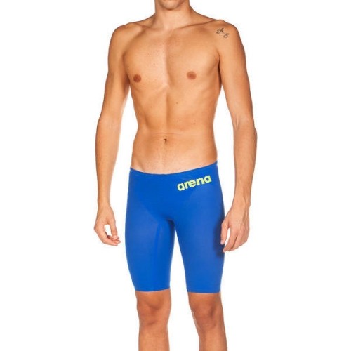 Competition Swimming Trunks Arena M Carbon AIR² Jammer, Blue