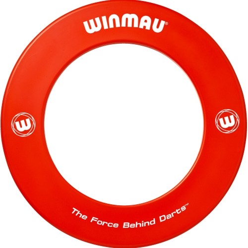 Zabezpieczająca otoczka rama do tarczy do rzutek dartów Winmau Catchring Red Print - czerwona