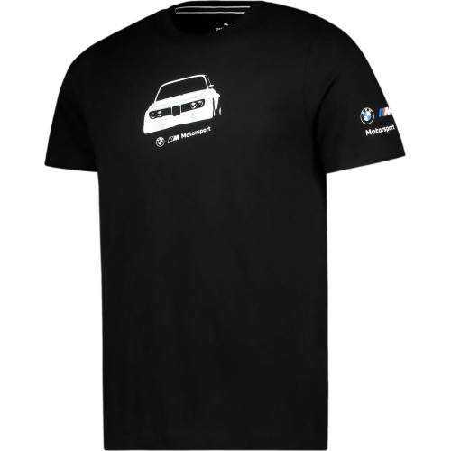 Puma Marškinėliai Vyrams Bmw Mms Ess Car Graphic Tee Black 535886 01