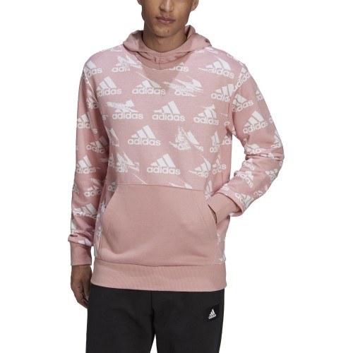 Adidas Džemperis Vyrams M Bl Hoodie Pink HE1783