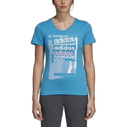 Adidas Palaidinė Linear Tee I Blue