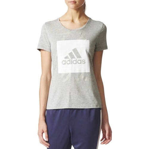 Adidas Palaidinė Id Badge Of Sport Tee Grey