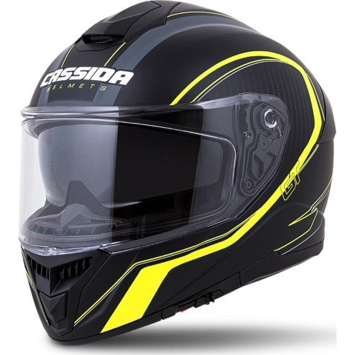 Kask motocyklowy Cassida Integral GT 2.0 Reptyl Black/Fluo Yellow/White