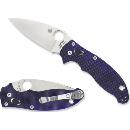 Folding Knife Spyderco C101GPDBL2 Manix 2, Dark Blue