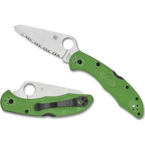 Nóż składany Spyderco C88FSGR2 Salt 2, Zielony