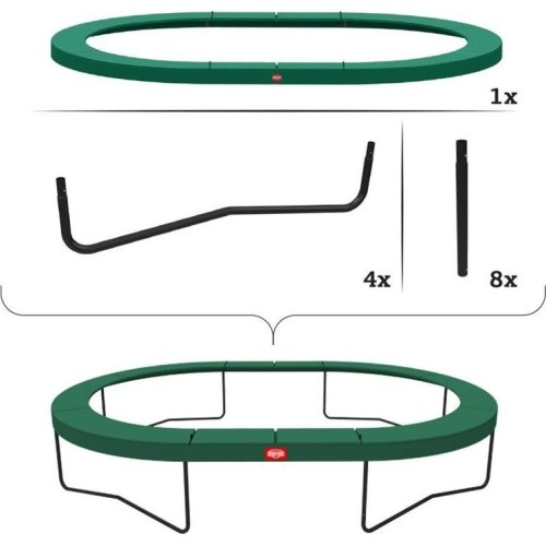 Trampolina BERG Grand Champion Regular 520 Green (box 2/2)