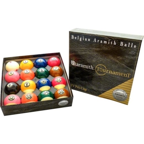 Pool Ball Set Aramith Tournament Pro Cup TV, 57,2 mm