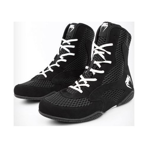 Venum Contender Boxing Shoes - Black/White