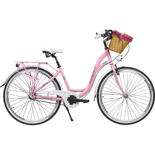 Dviratis AZIMUT Sarema ALU 28" 3-speed 2023 pink shiny