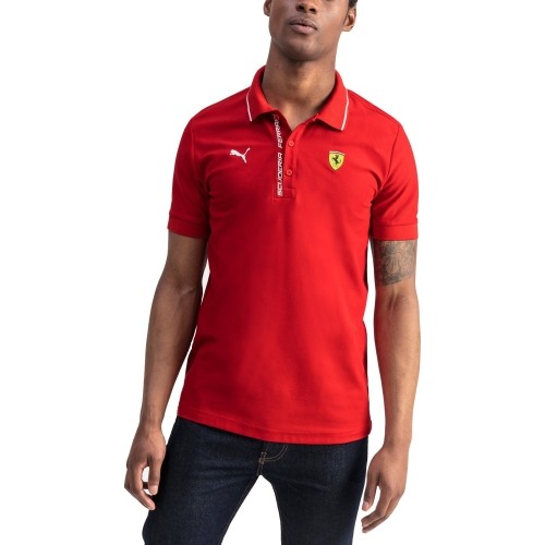 Puma Marškinėliai SF Polo Rosso Corsa Red