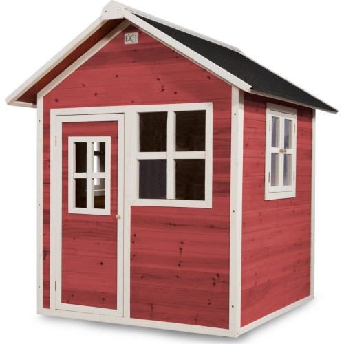 EXIT Loft 100 wooden playhouse - red