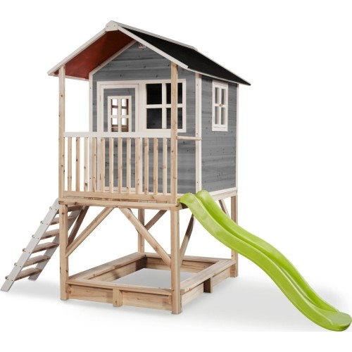 EXIT Loft 500 wooden playhouse - grey