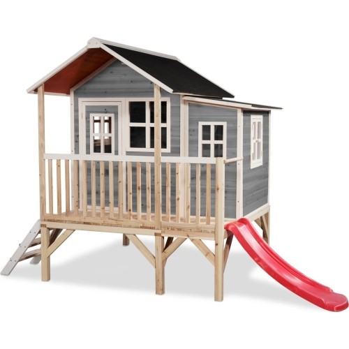 EXIT Loft 350 wooden playhouse - grey