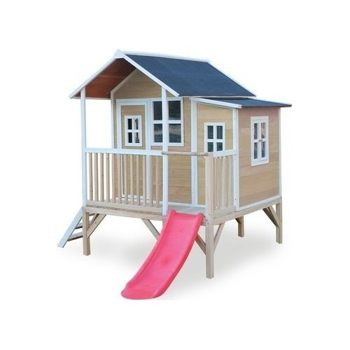 EXIT Loft 350 wooden playhouse - natural