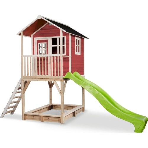 EXIT Loft 700 wooden playhouse - red