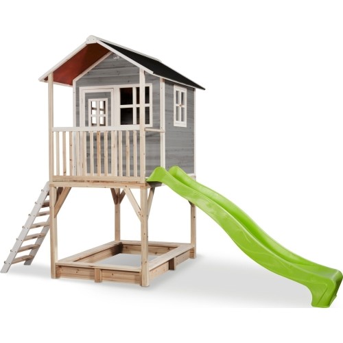 EXIT Loft 700 wooden playhouse - grey