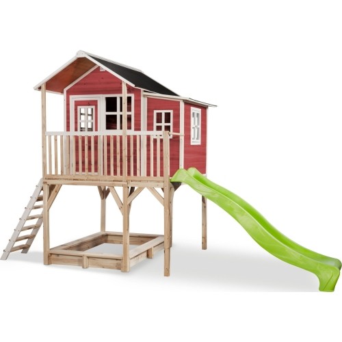 EXIT Loft 750 wooden playhouse - red