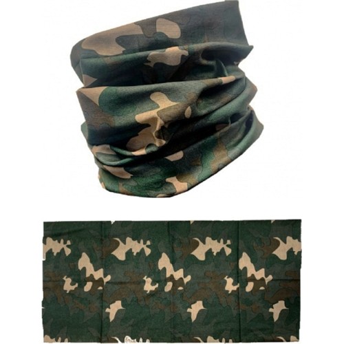 Szalik wielofunkcyjny MTHDR Scarf Green Camo