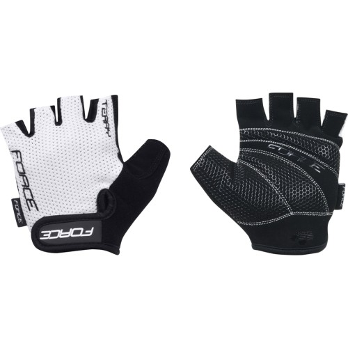 FORCE Terry gloves (white/black) M