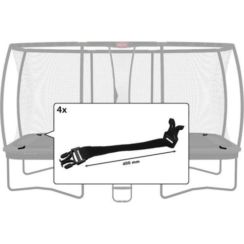 Ultim Safety Net DLX XL - Buckle (400mm) (4x)