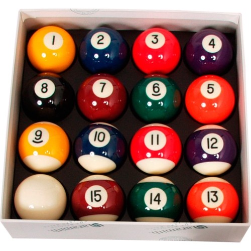 Pool Ball Set Aramith Standard, 54 mm