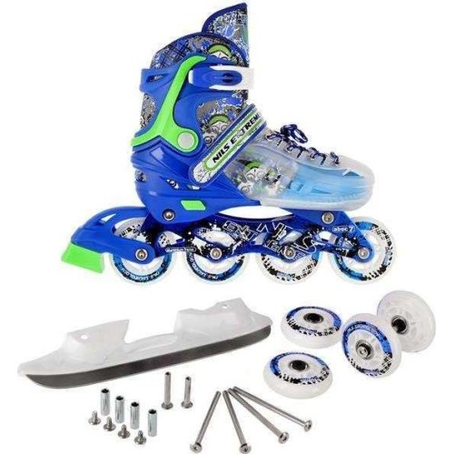 NH18122 4in1 INLINE/ICE-SKATES NILS EXTREME