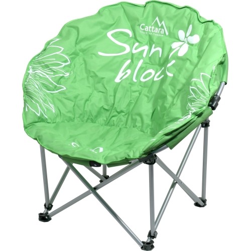 Foldable Camping Chair Cattara Flowers - Green