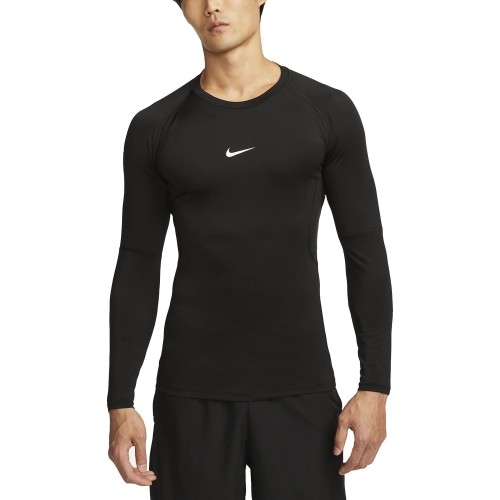 Nike Marškinėliai Vyrams M Np Df Tight Top Ls Black FB7919 010