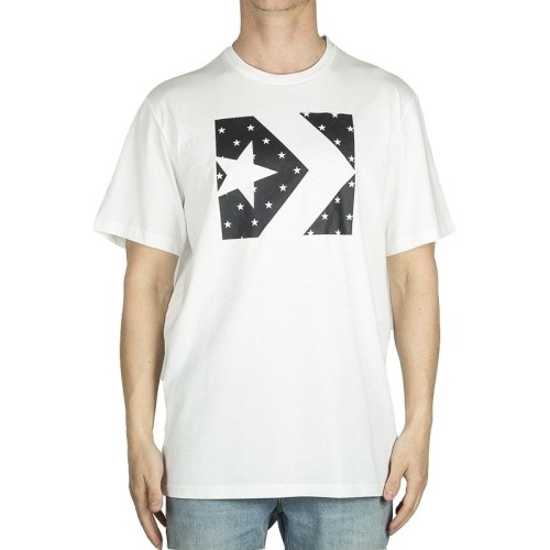 Converse Marškinėliai Star Fill Chevron Tee White