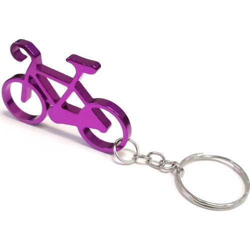 Keyring "Bicycle" (purple)