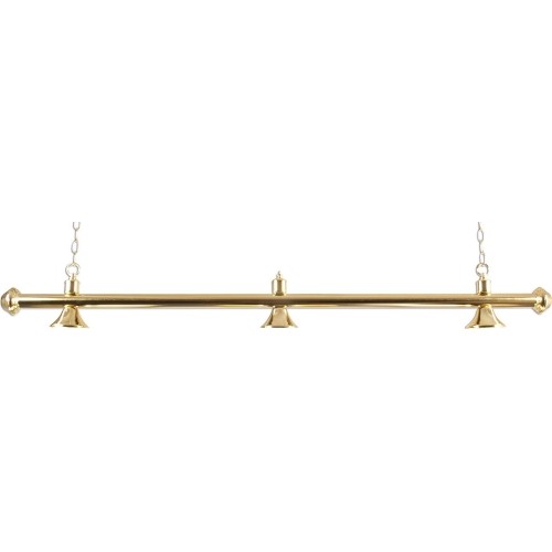 Brass Lamp Bar for 3 Shades Buffalo