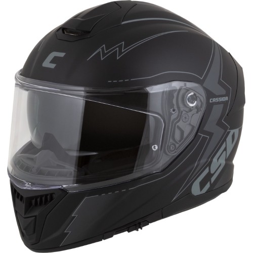 Kask motocyklowy Cassida Integral GT 2.1 Flash Matte Black/Dark Grey