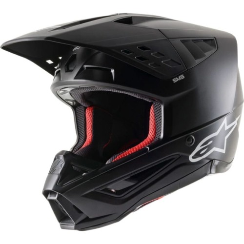 Motorcycle Helmet Alpinestars S-M5 Solid Black Matte 2022