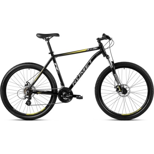 Dviratis Romet Rambler R7.1 27.5" 2023 black-grey-gold