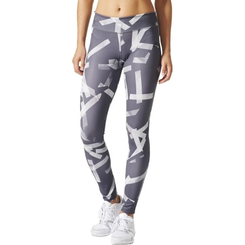 Adidas Tamprės D2m Tights Long Printed Grey