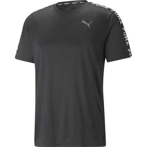 Puma Bėgimo Marškinėliai Vyrams Fit Taped Tee Black 523190 01